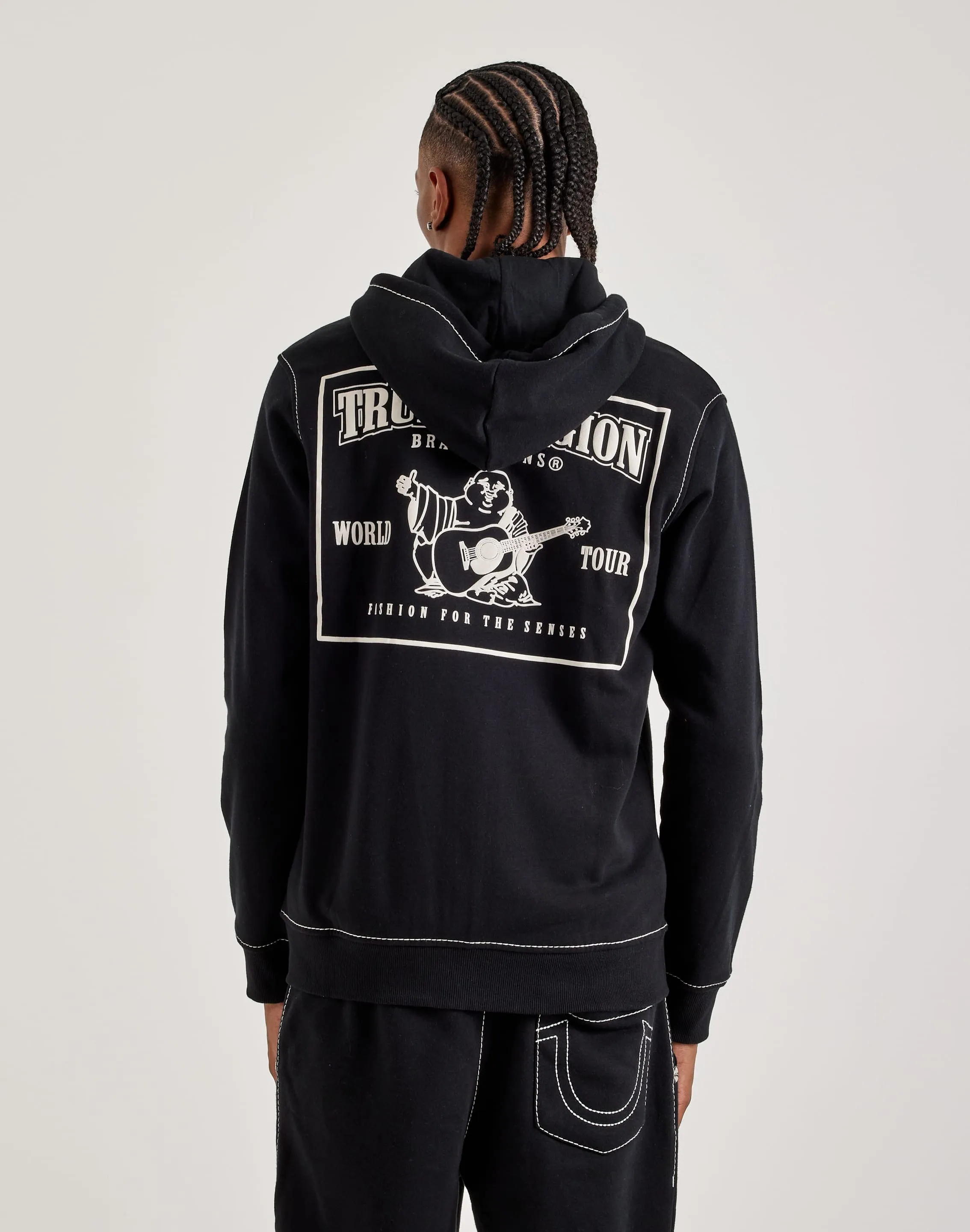 True Religion Big-T Full-Zip Hoodie