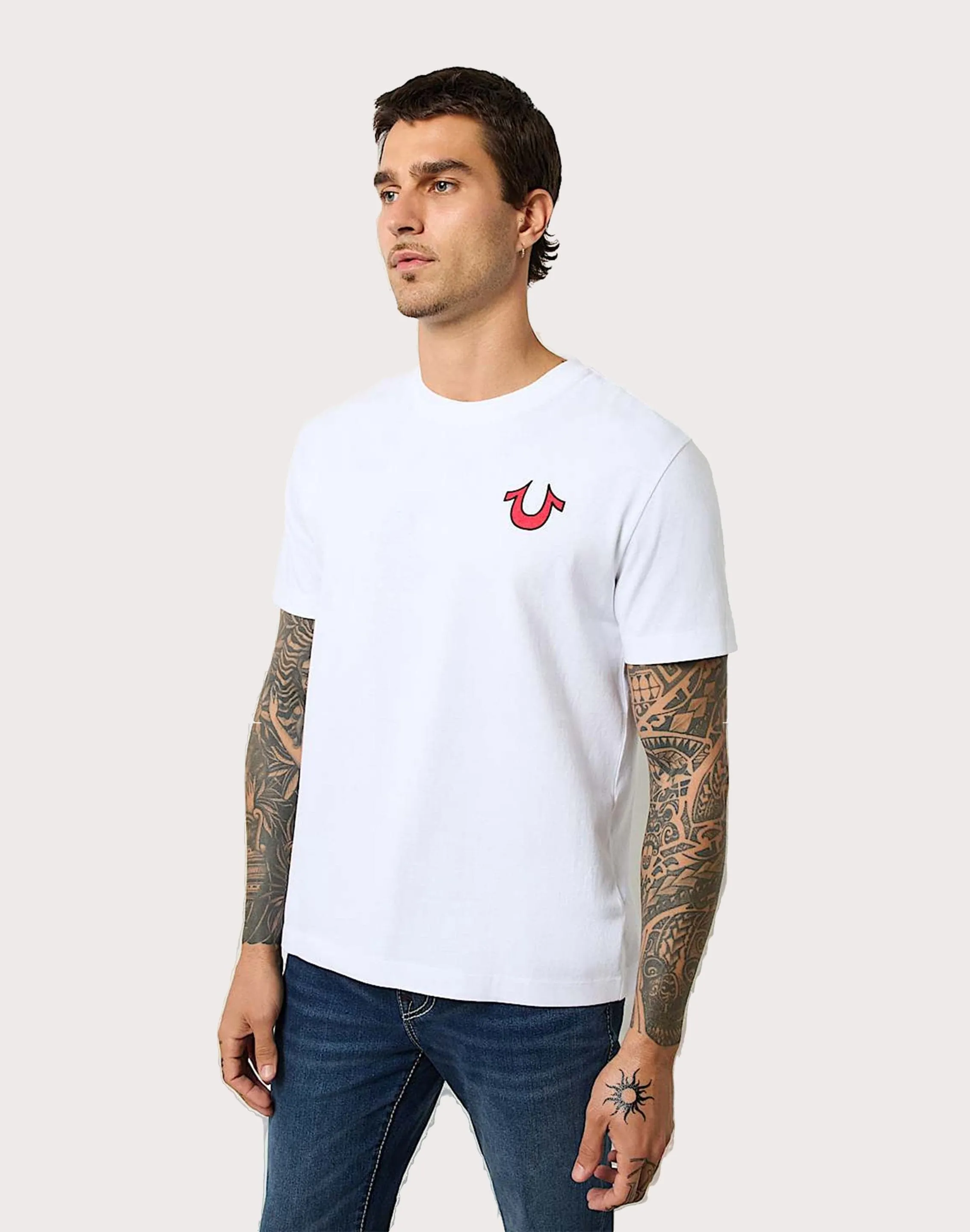True Religion Blazing World Tour Logo Tee