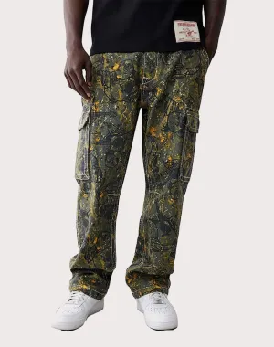True Religion Buddha Camo Big T Cargo Pants