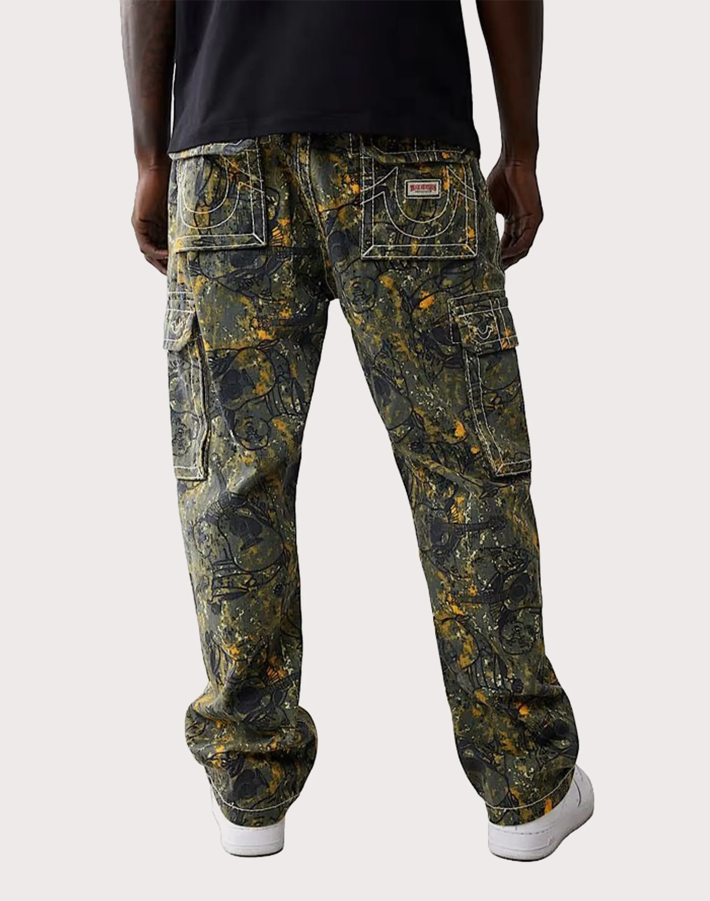 True Religion Buddha Camo Big T Cargo Pants