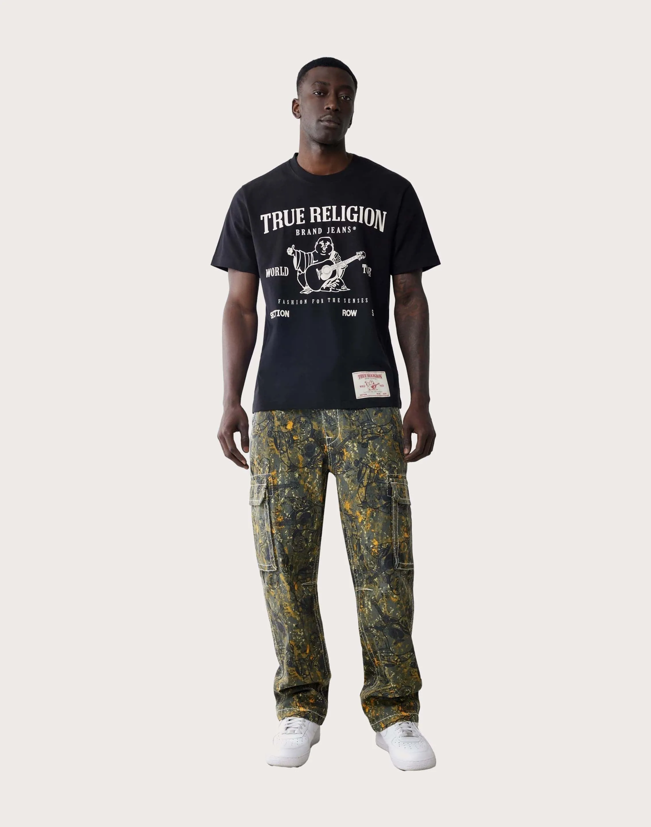 True Religion Buddha Camo Big T Cargo Pants