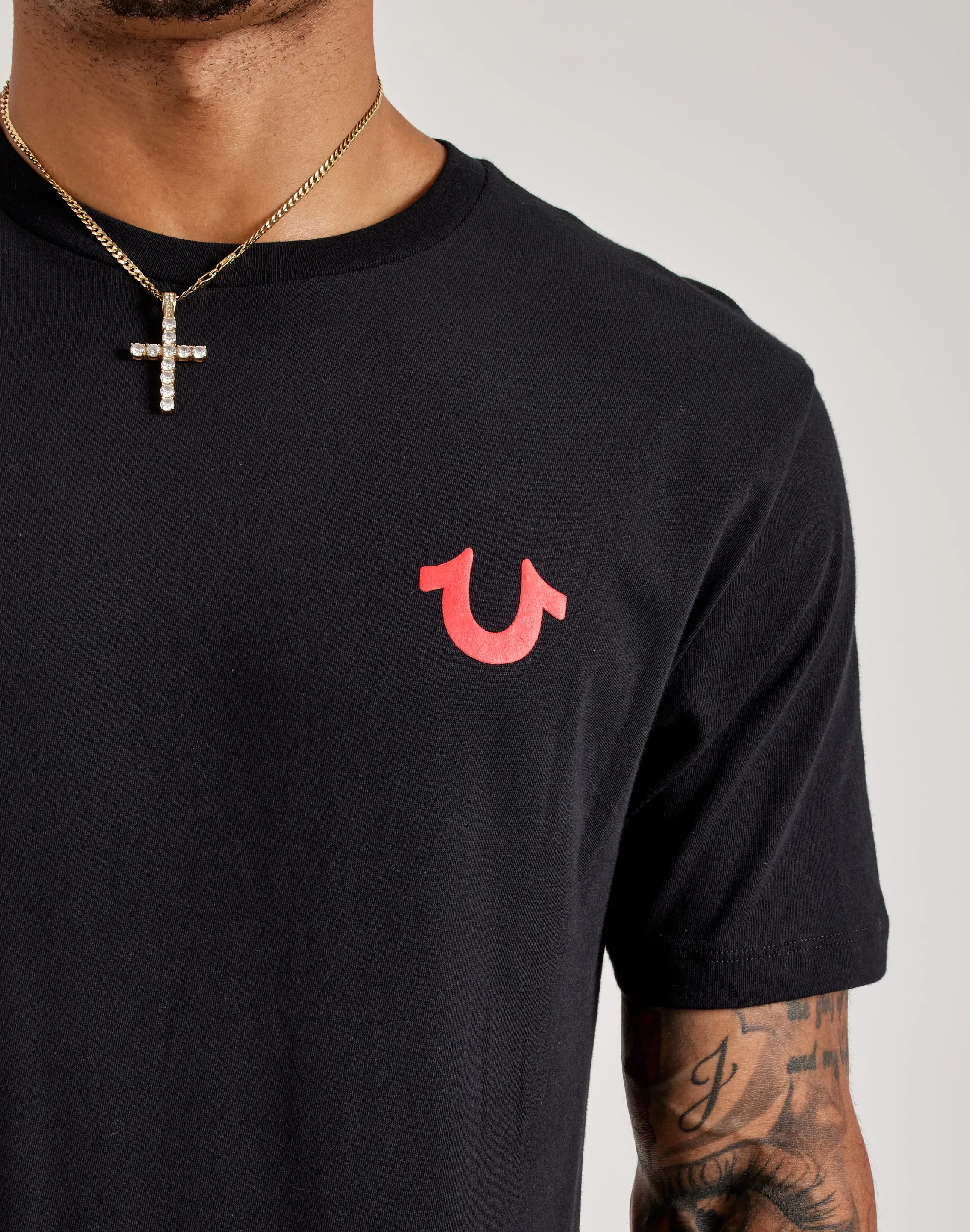 True Religion Buddha Logo Seal Tee