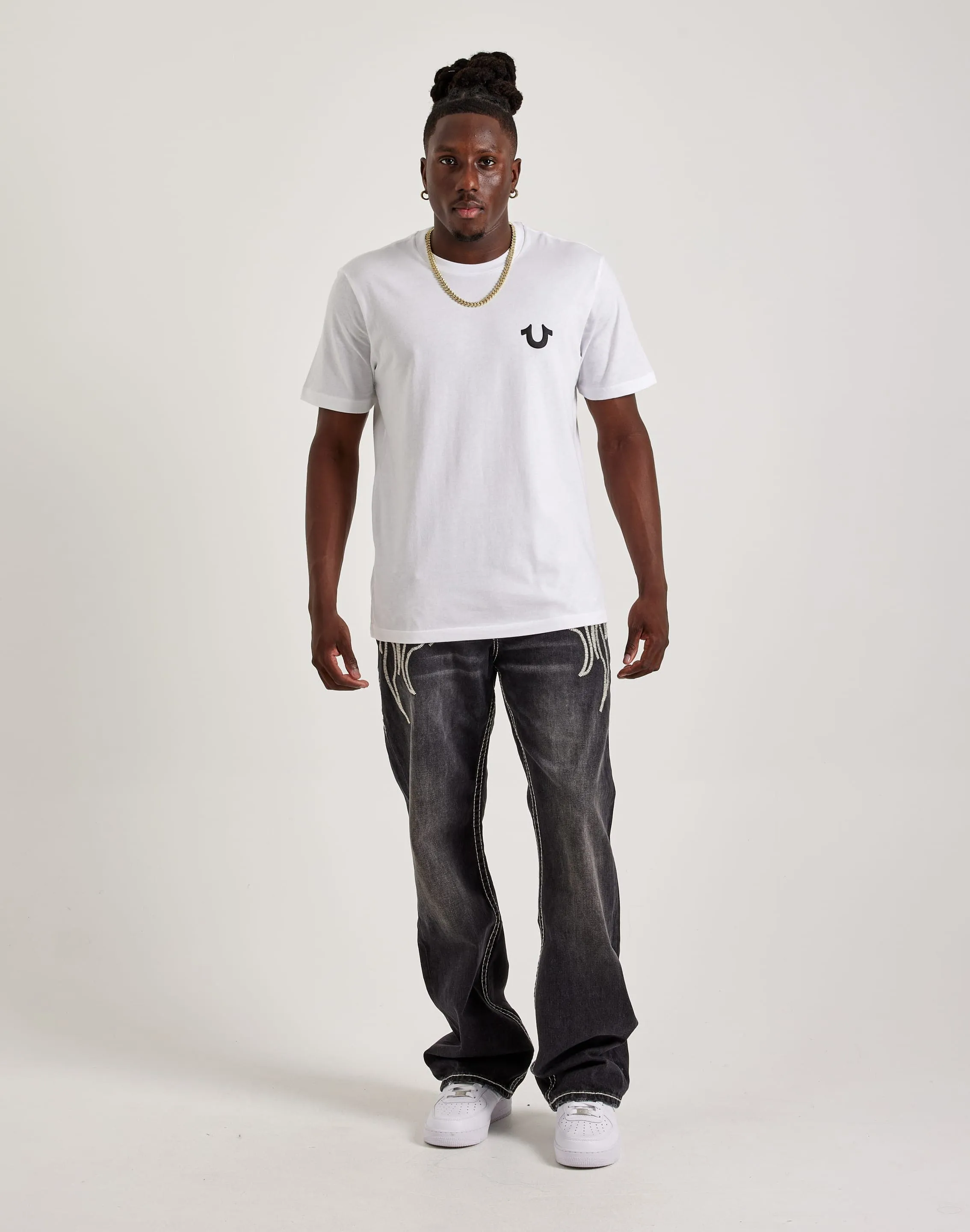 True Religion Buddha Logo Seal Tee