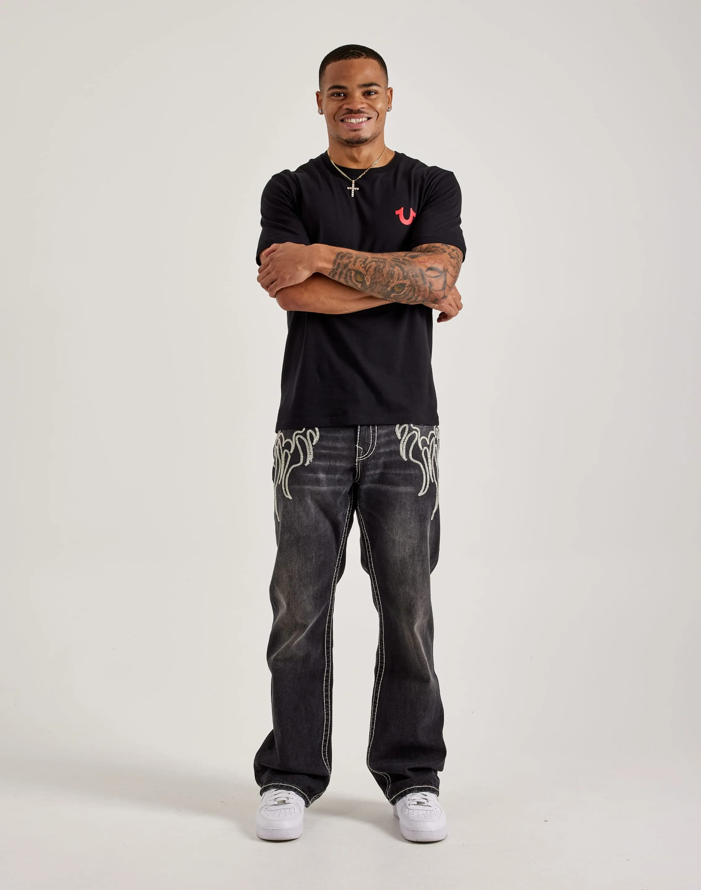 True Religion Buddha Logo Seal Tee