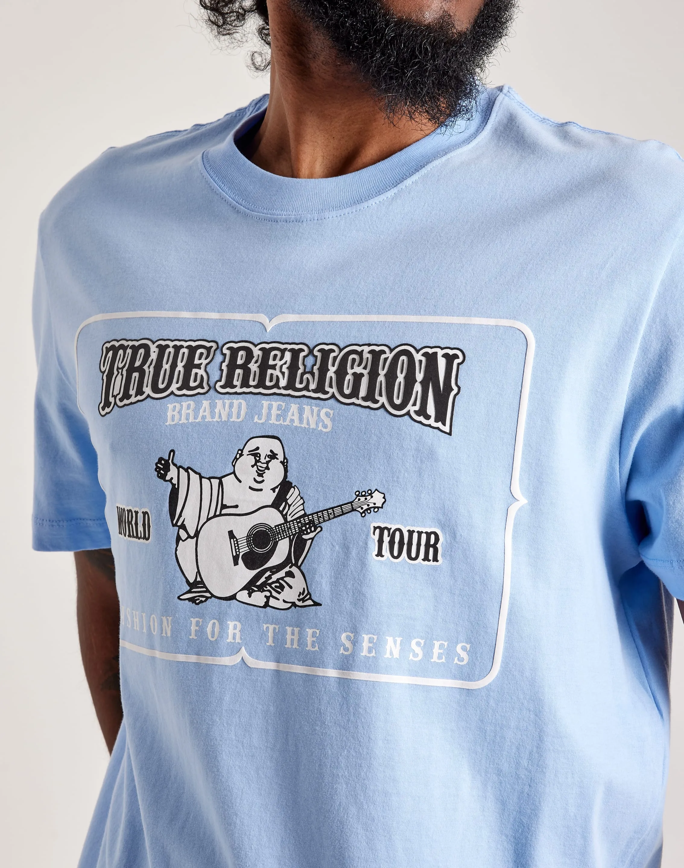 True Religion Buddha Stamp Tee