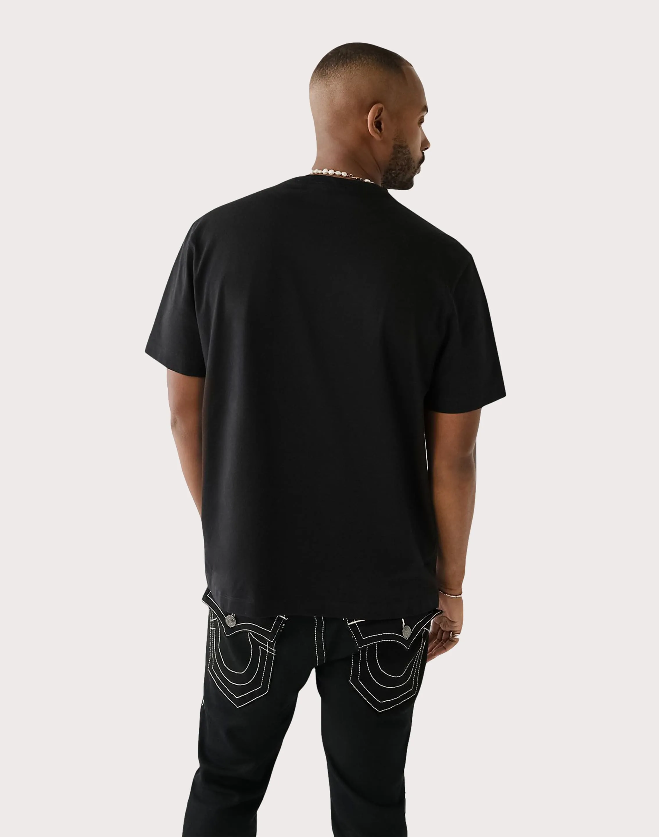 True Religion City Black Tee