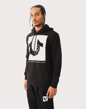 True Religion Crystal Stud Black Hoodie