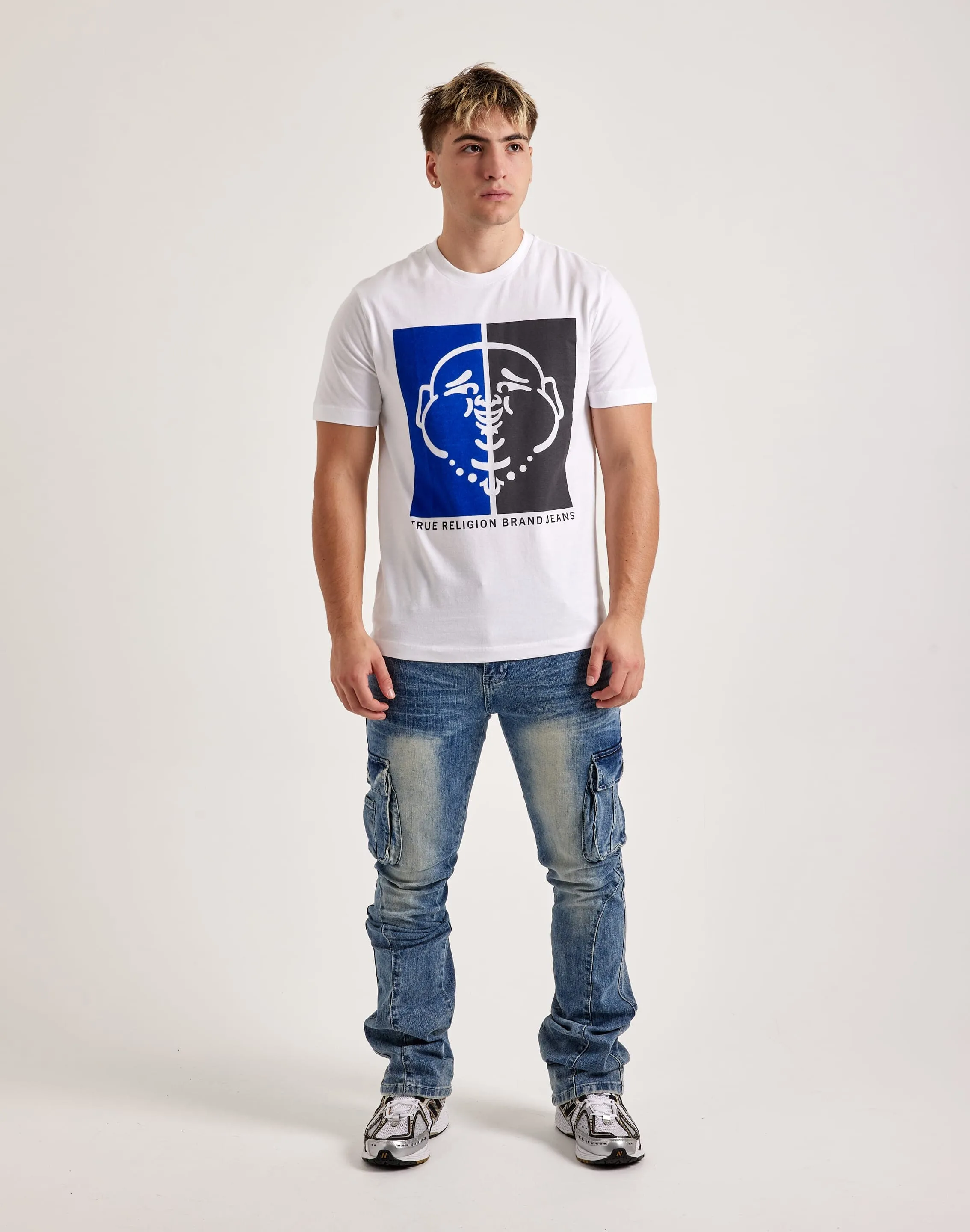 True Religion Half Face Buddha Tee