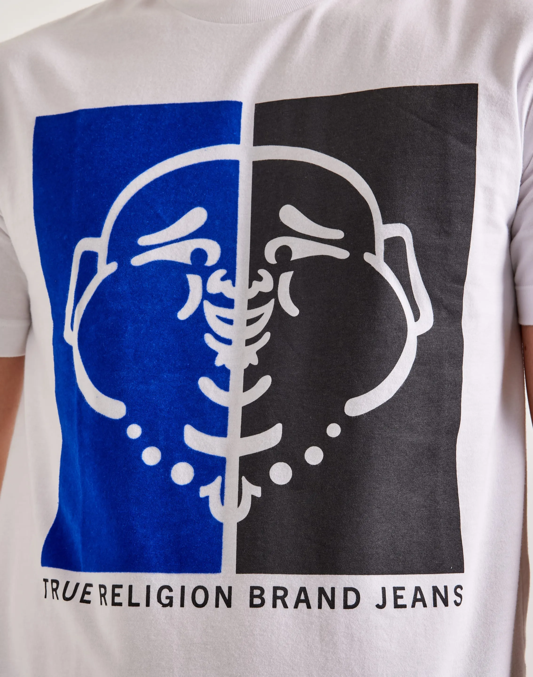 True Religion Half Face Buddha Tee
