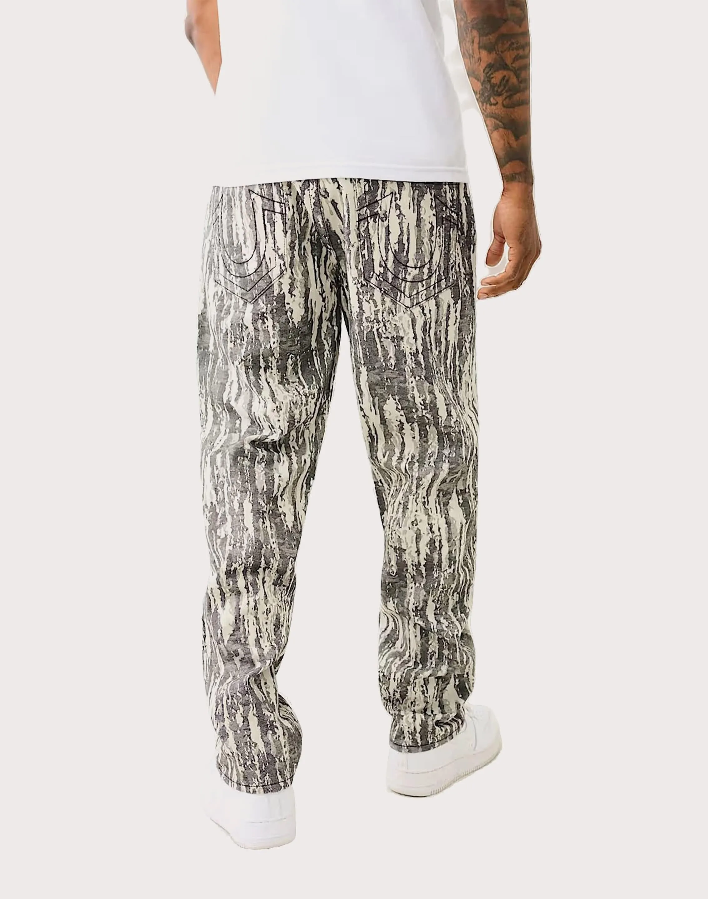 True Religion Jacquard Bobby Big T Loose Fit Denim Jeans