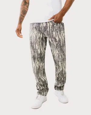 True Religion Jacquard Bobby Big T Loose Fit Denim Jeans