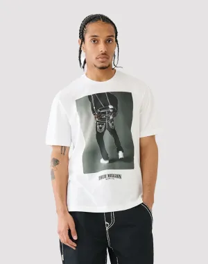 True Religion Photo Graphic White Tee