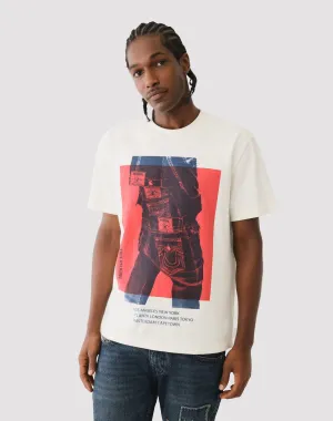 True Religion Photoreal Winter White Tee