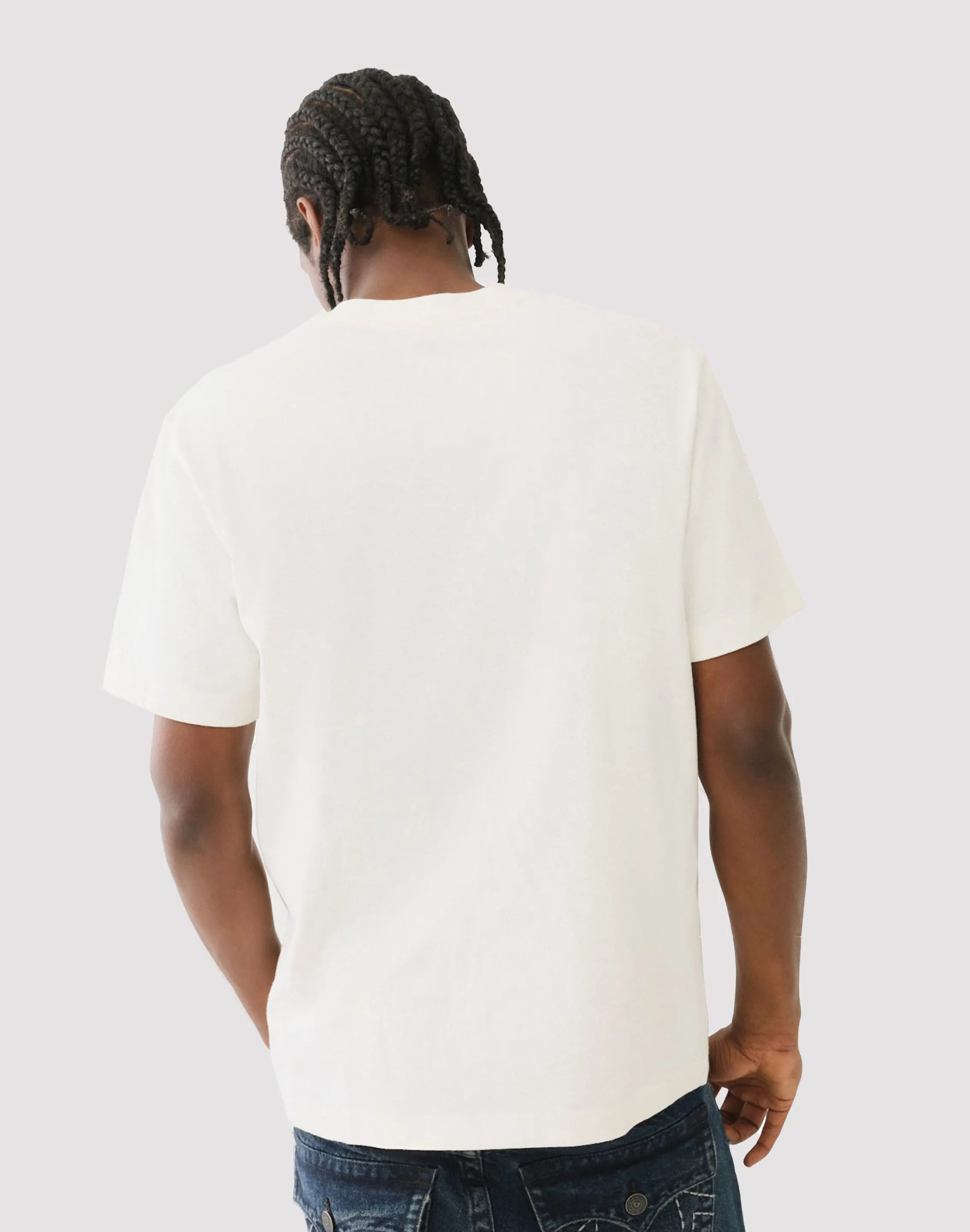 True Religion Photoreal Winter White Tee