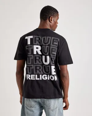 True Religion Puff Stitch Tee