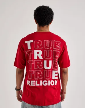 True Religion Puff Stitch Tee
