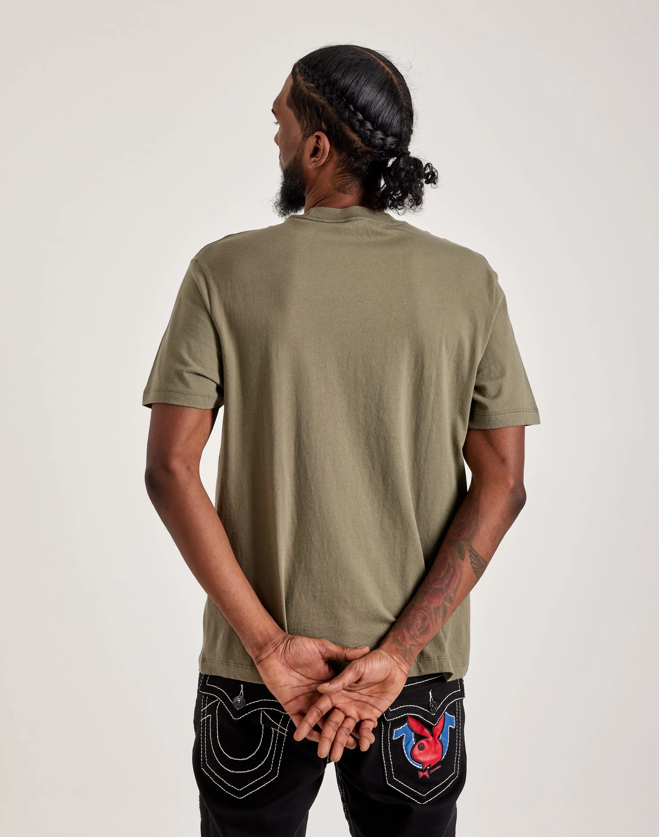 True Religion Rhinestone Buddha Tee