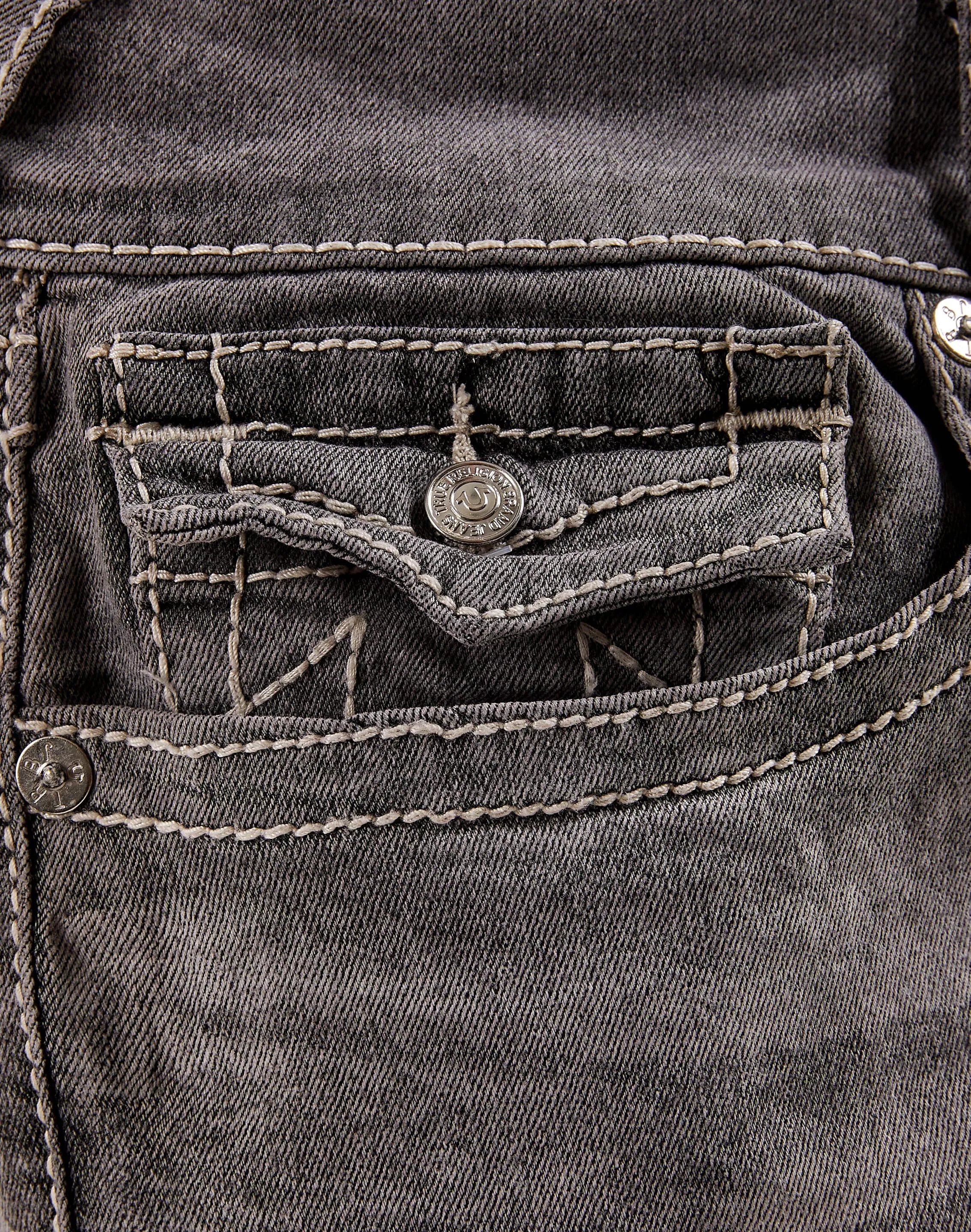 True Religion Ricky Big T Flap Straight Jeans