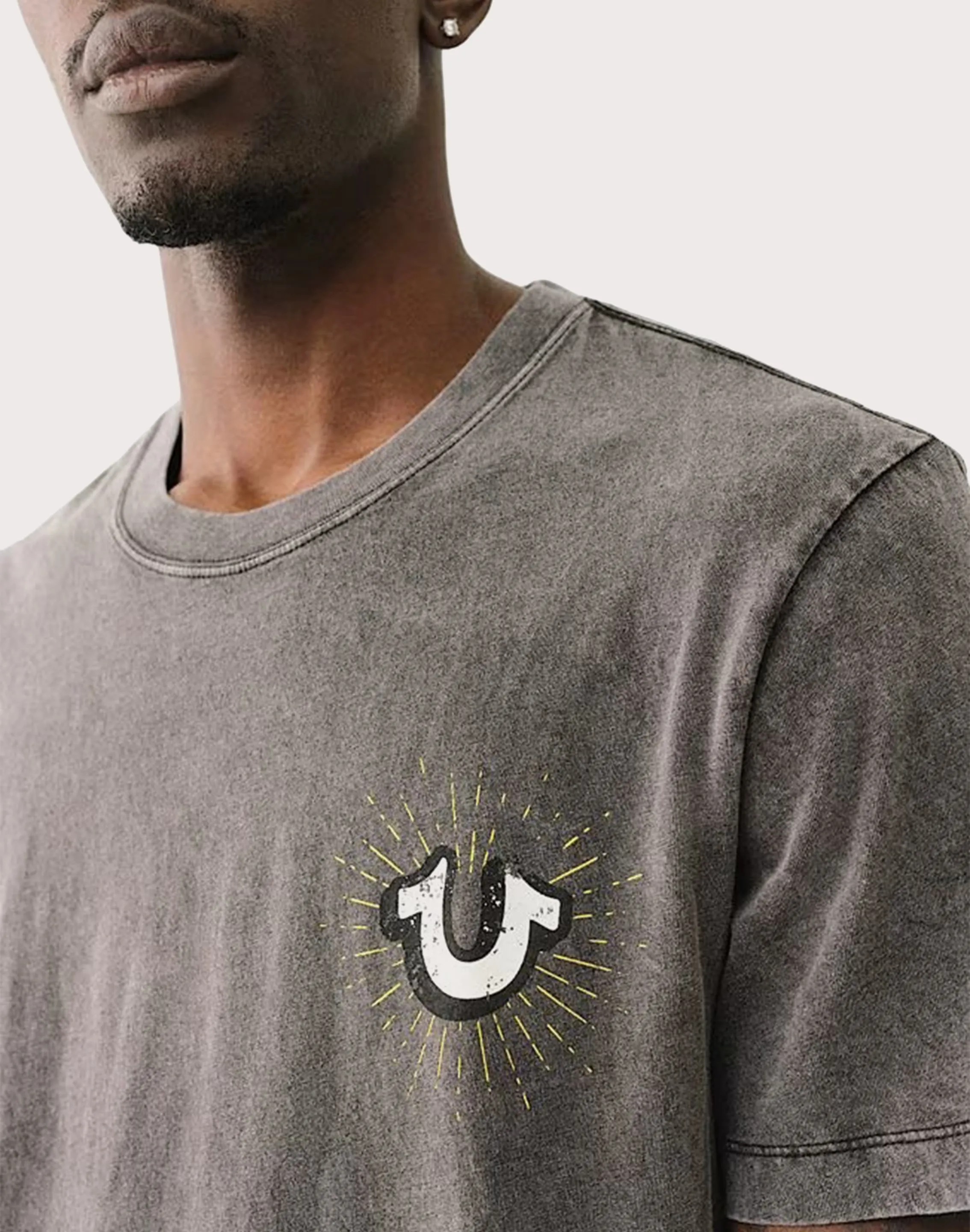 True Religion Shining Mineral Wash Tee