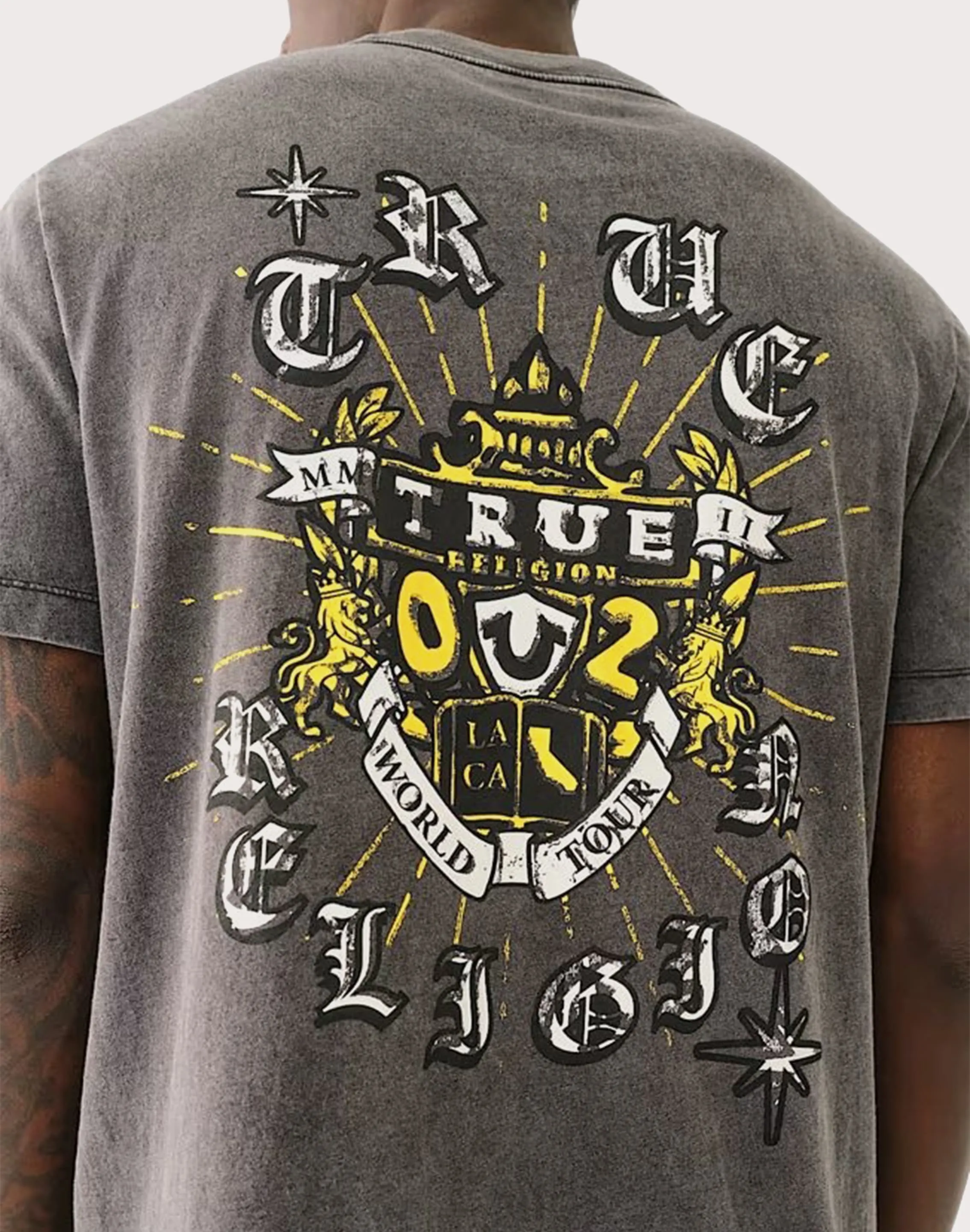 True Religion Shining Mineral Wash Tee