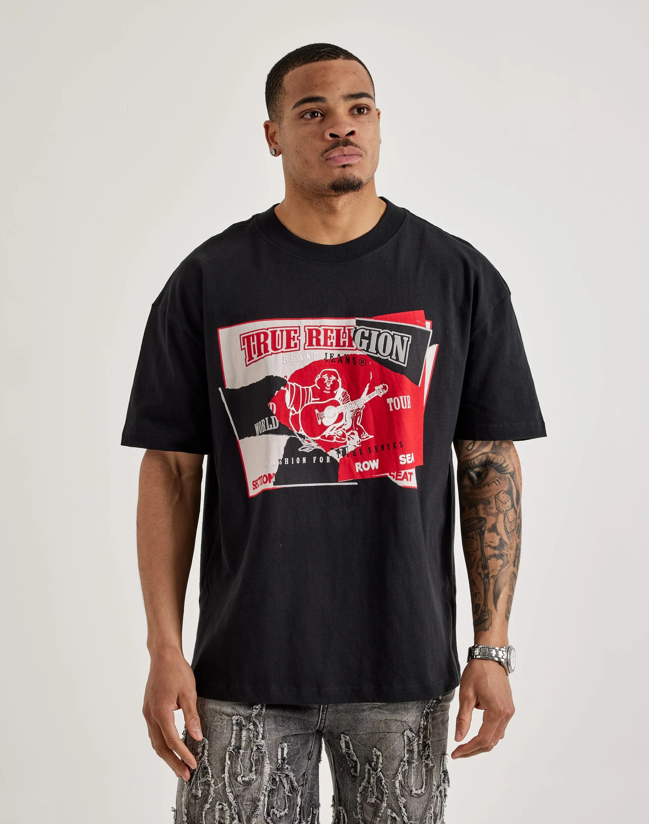 True Religion Torn Tee