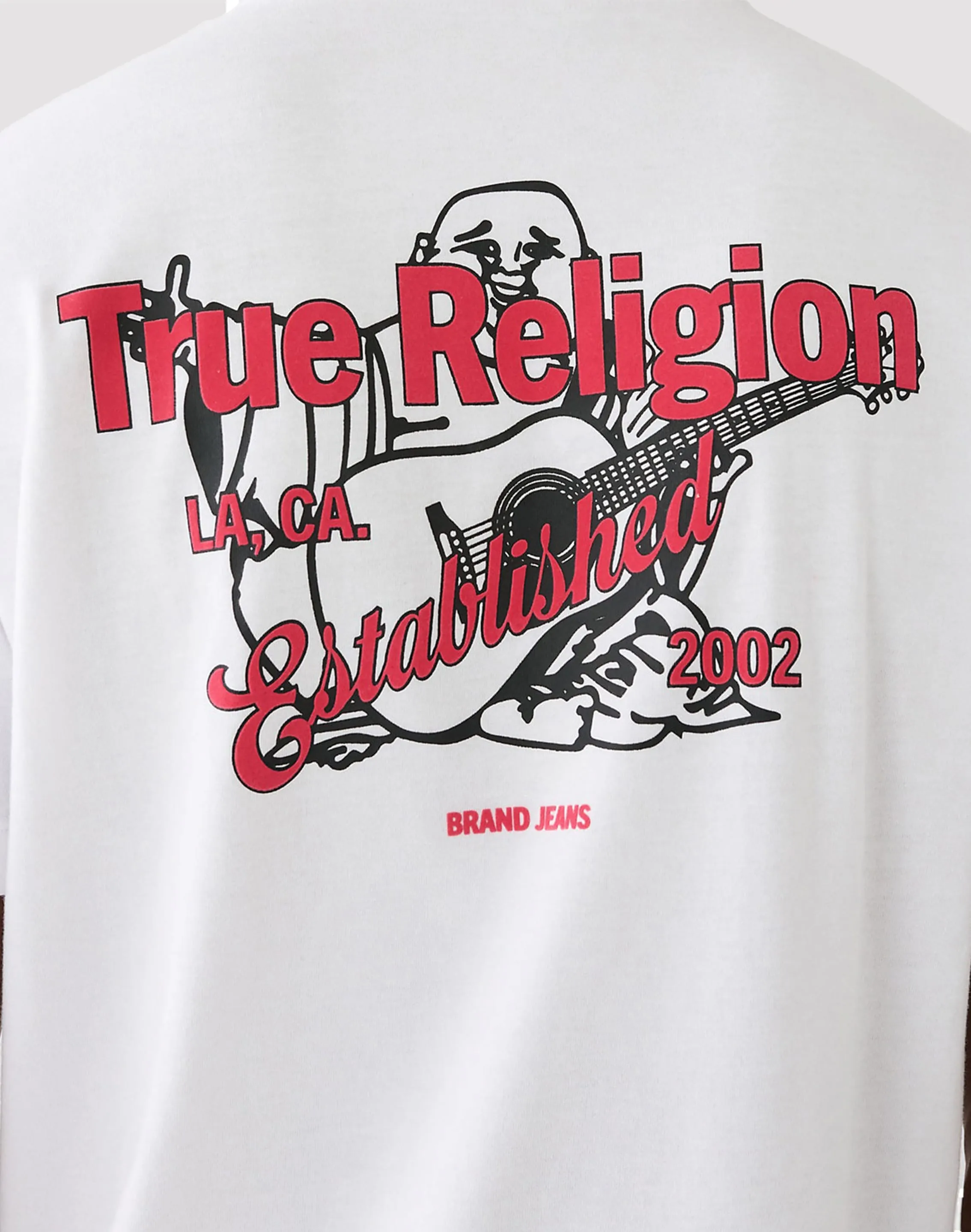 True Religion True Religion Buddha Logo Men's White Tee