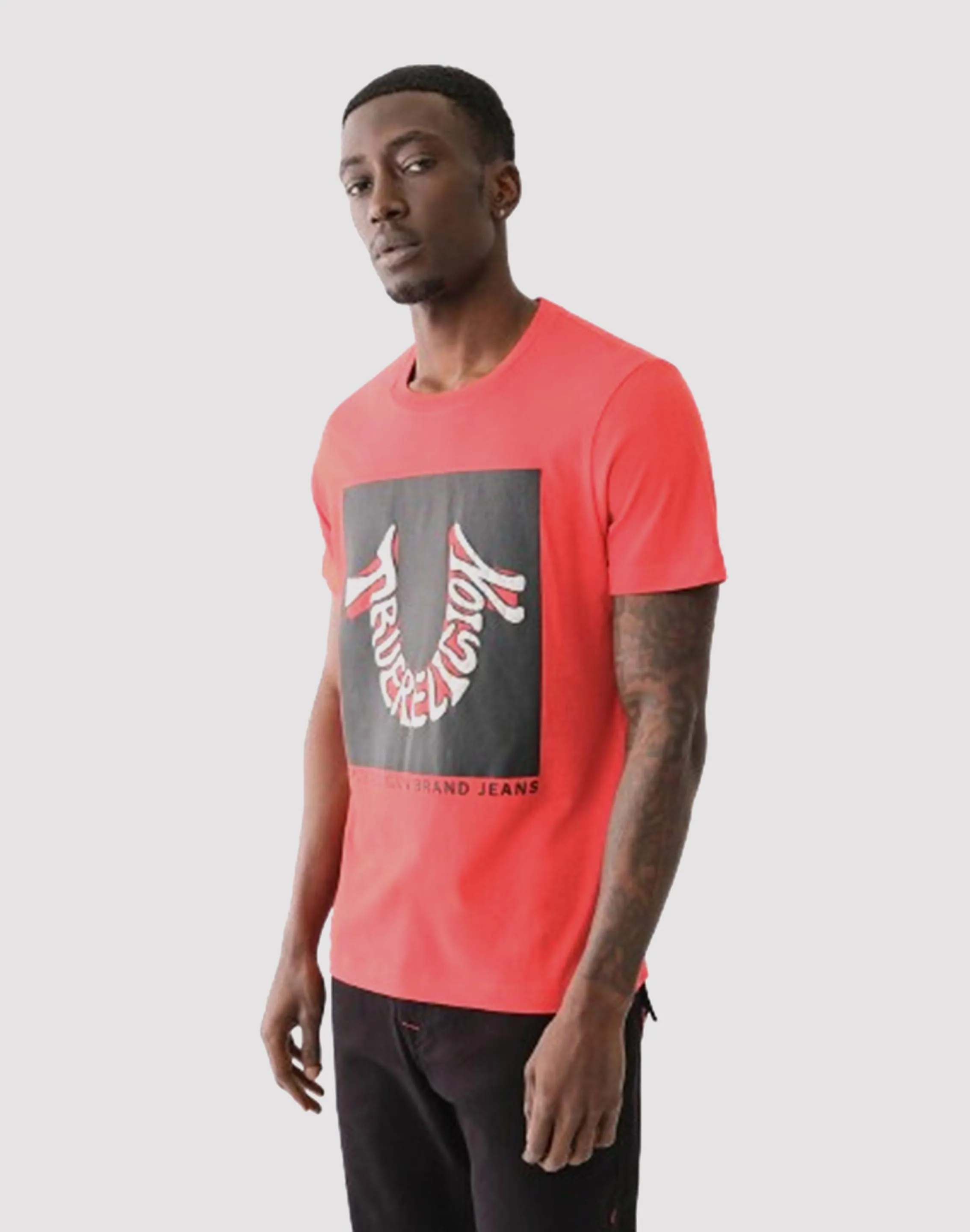 True Religion Warped Logo Tee