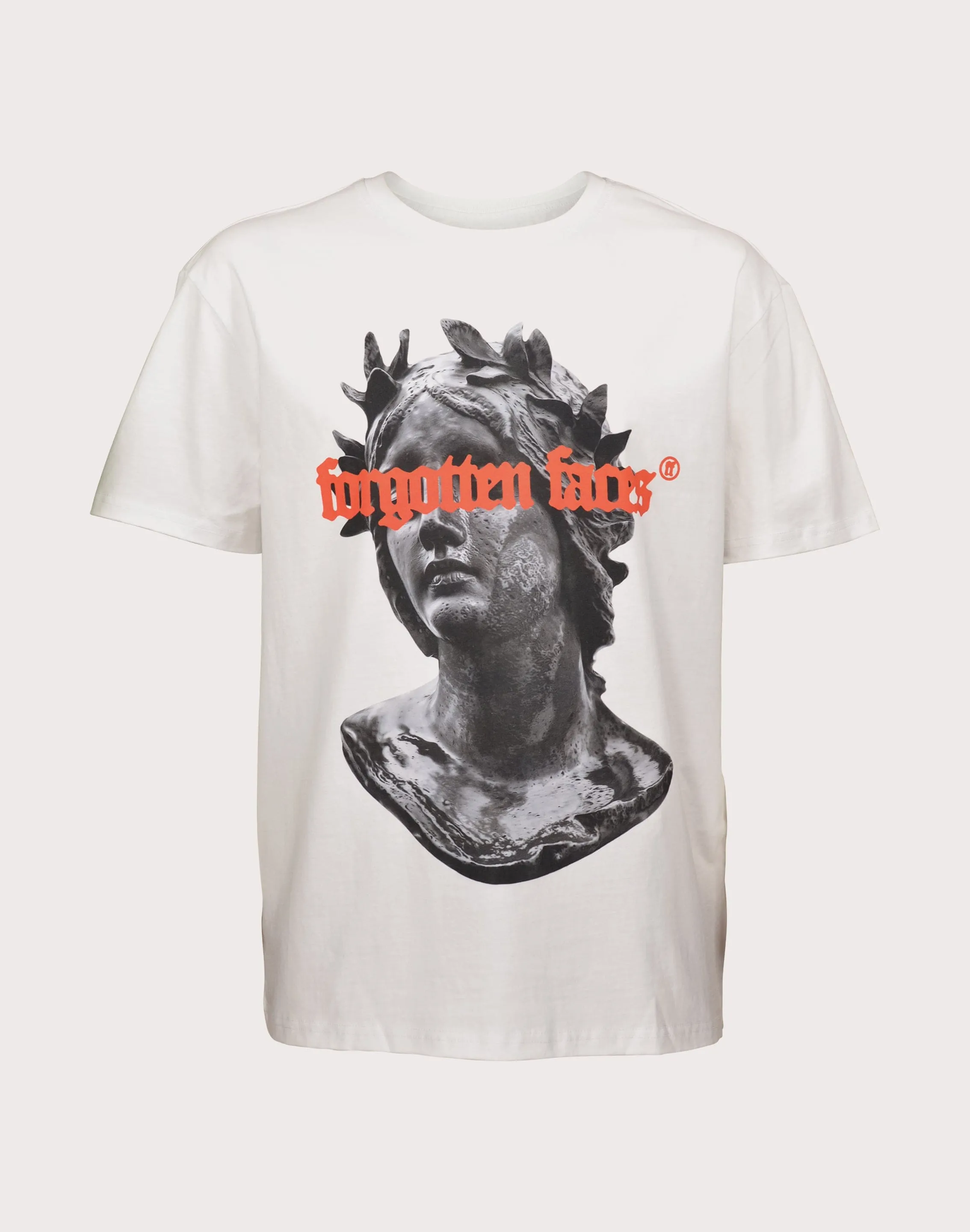 URBAN CLASSICS Forgotten Faces Fading Logo Statue Tee