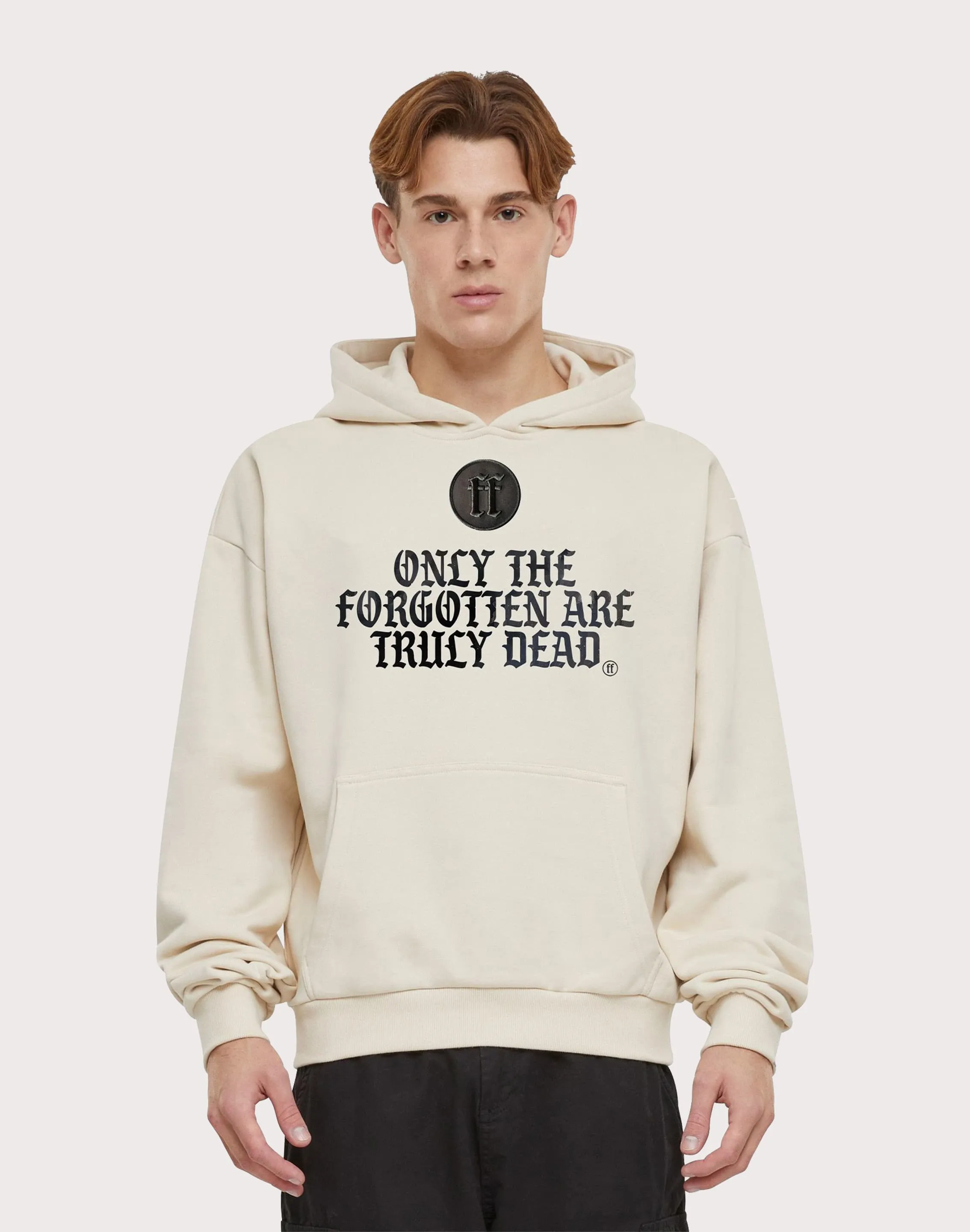 URBAN CLASSICS Forgotten Faces Skull Sand Hoodie