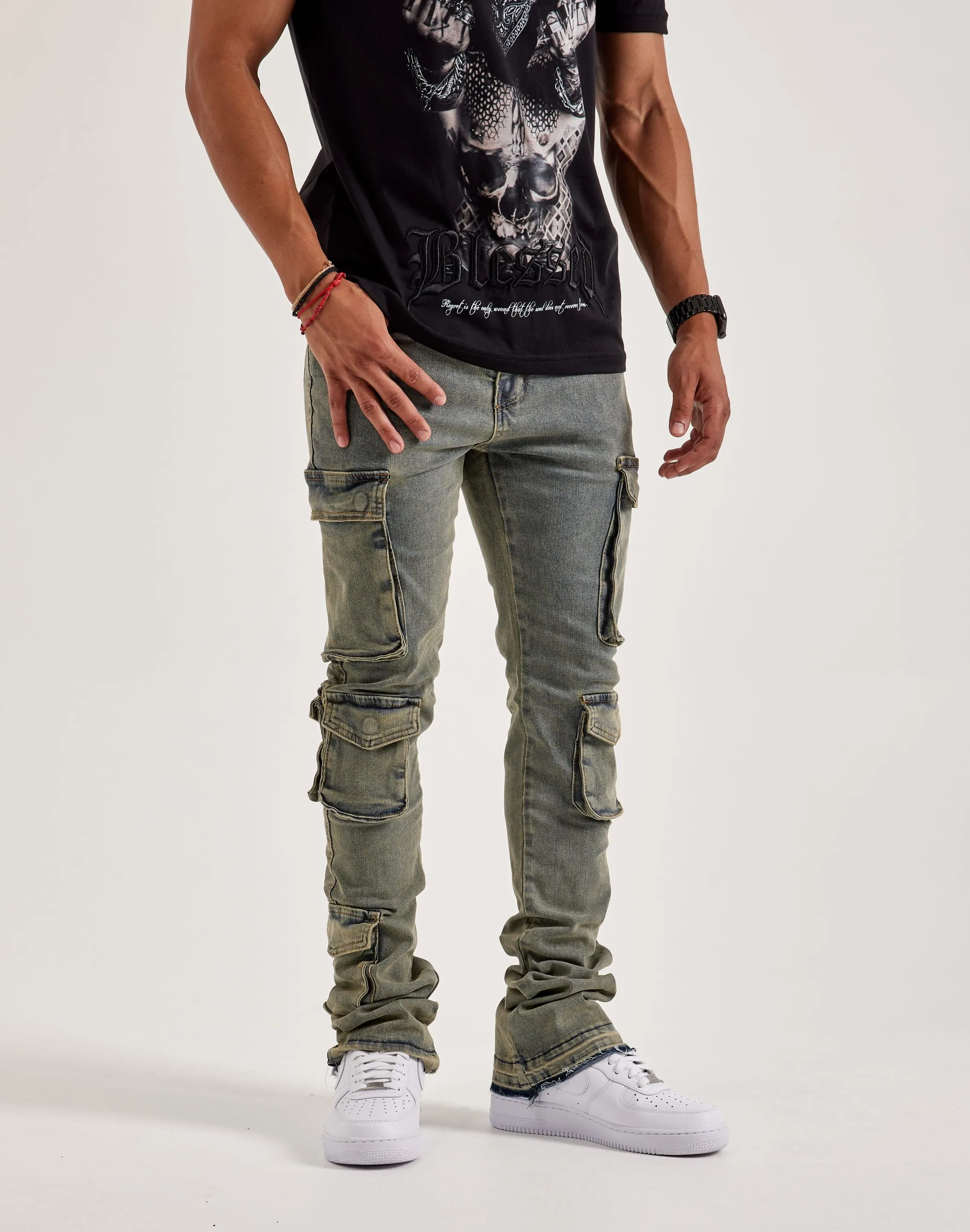 WAIMEA Stacked Cargo Jeans