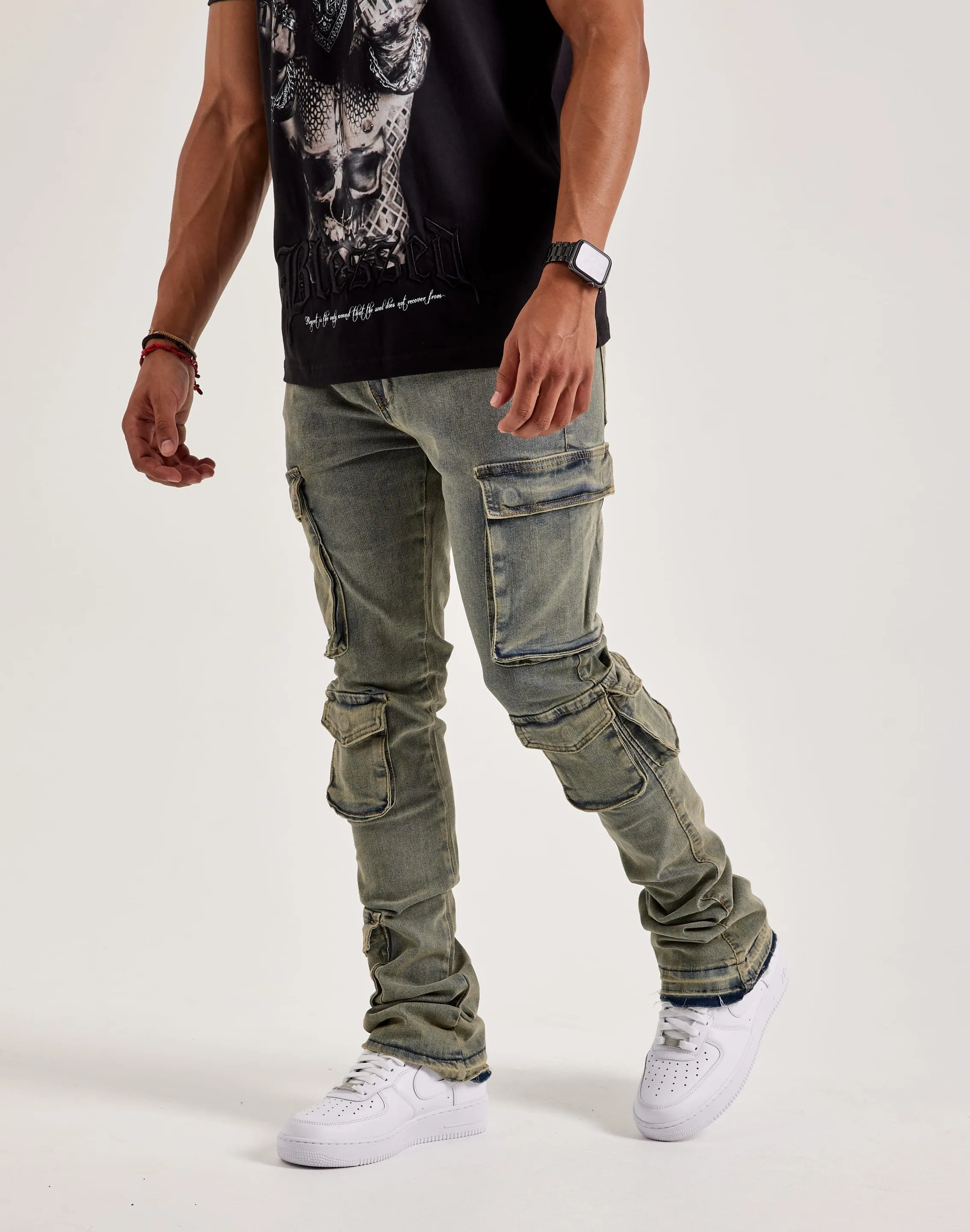 WAIMEA Stacked Cargo Jeans