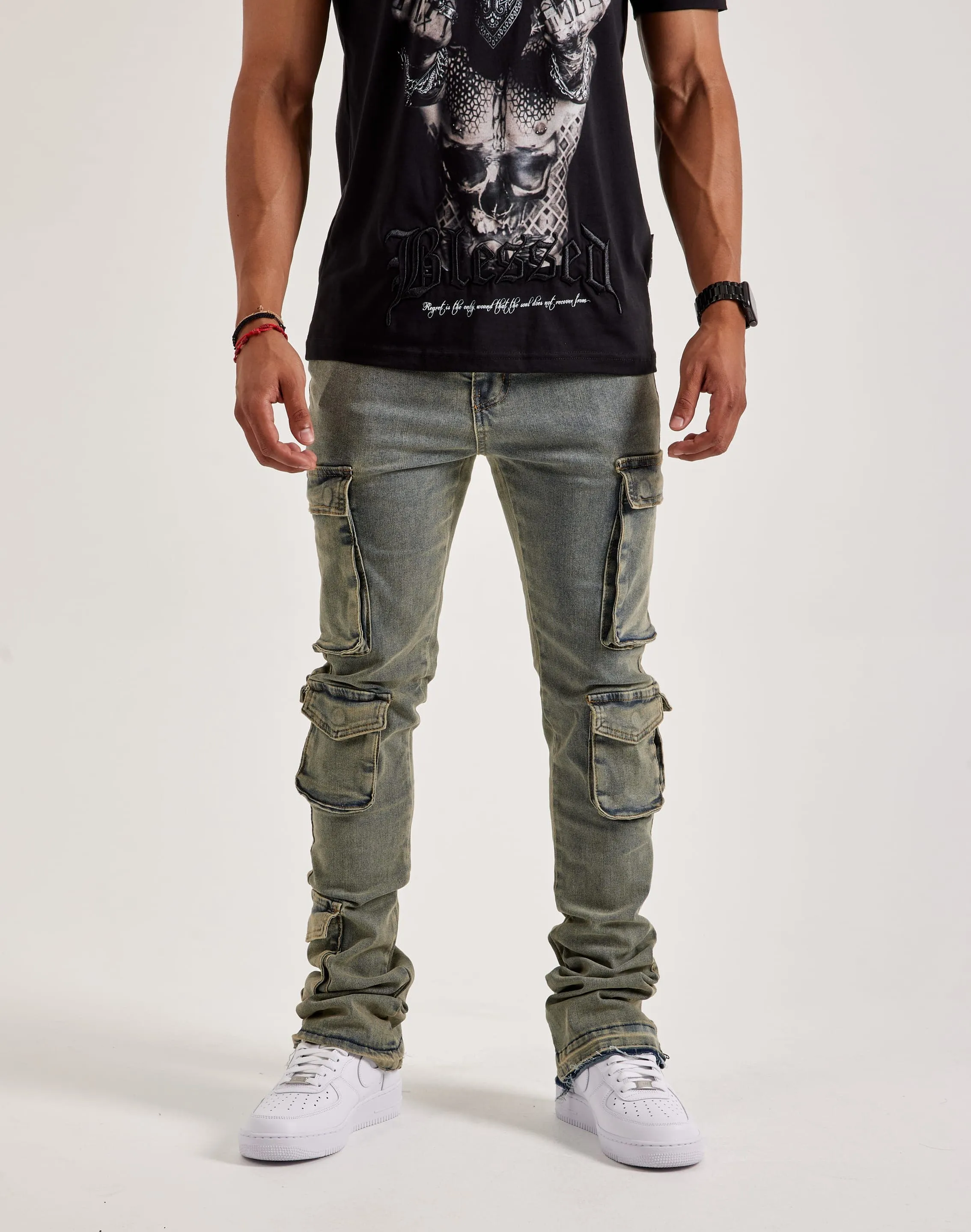 WAIMEA Stacked Cargo Jeans