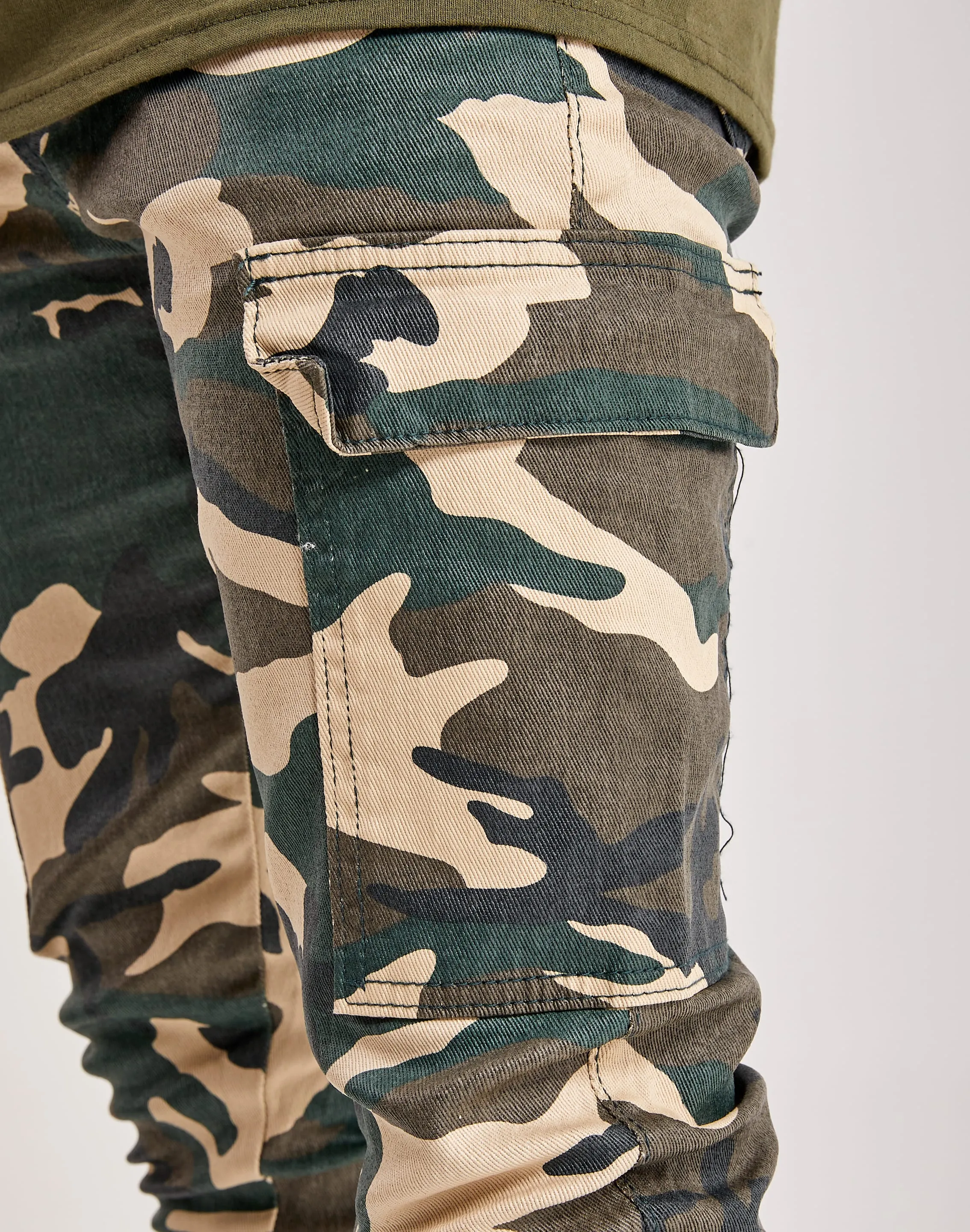 WAIMEA Stacked Coated Cargo Pants