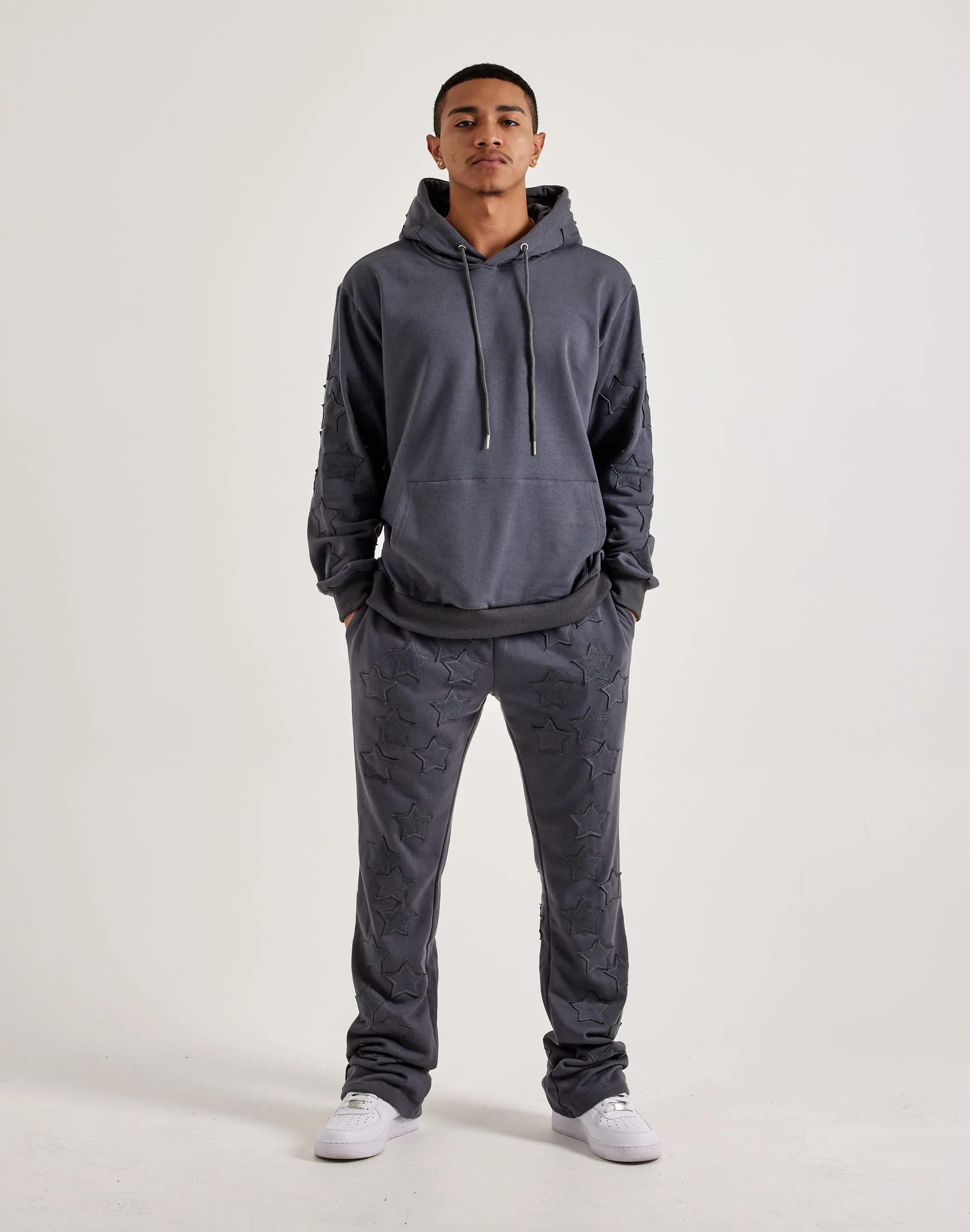 WAIMEA Star Patch Fleece Hoodie