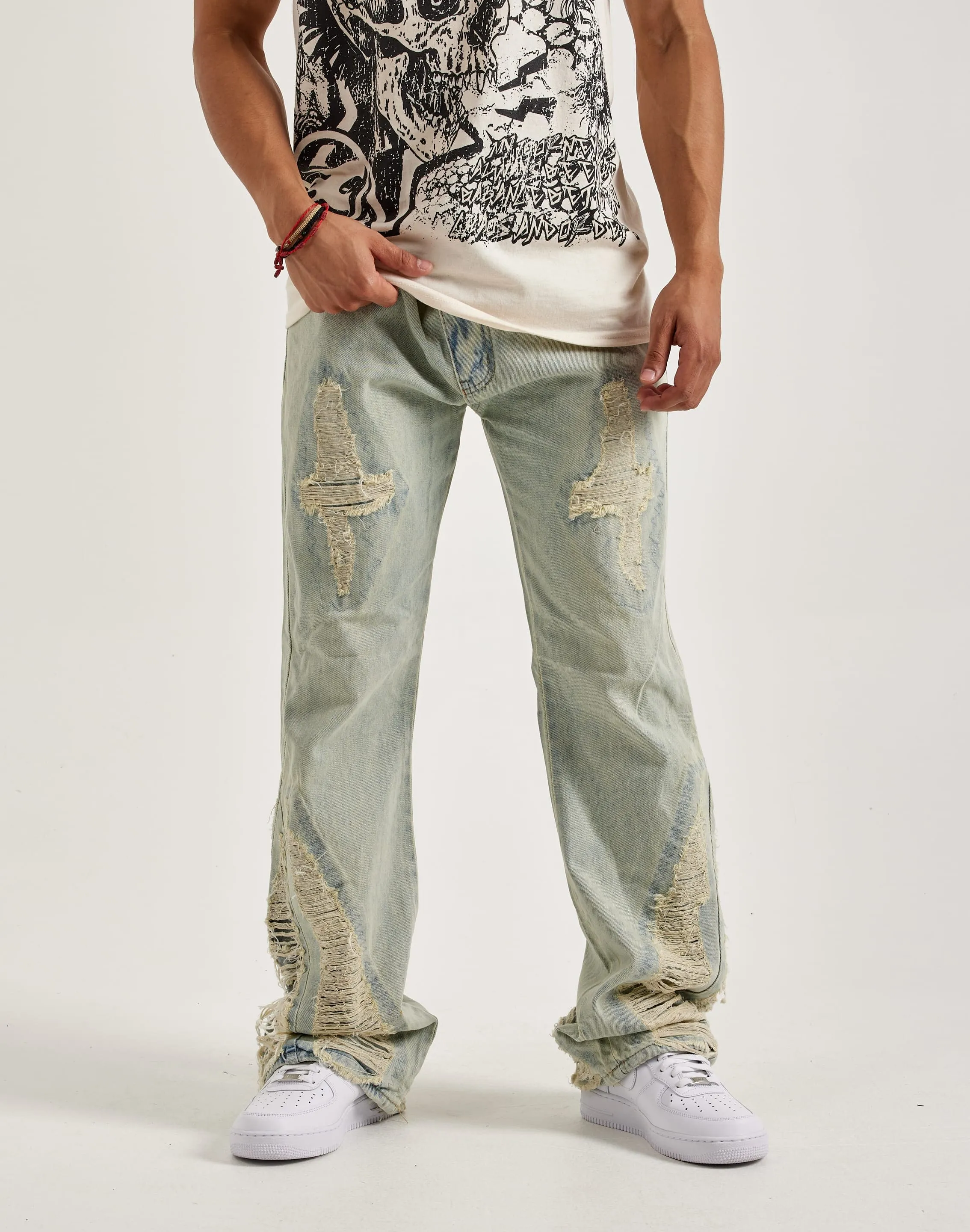 WAIMEA Super Flared Denim Jeans