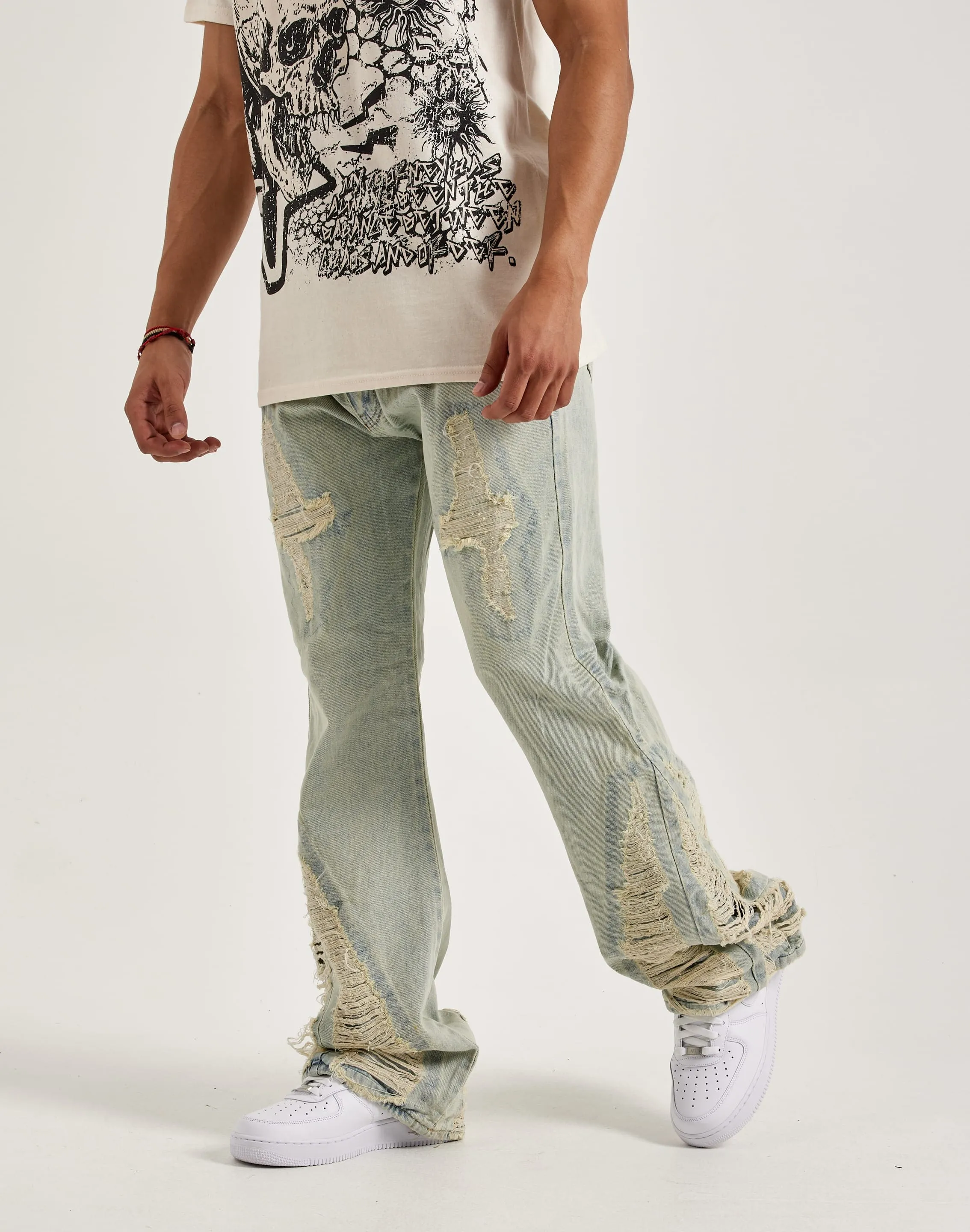 WAIMEA Super Flared Denim Jeans