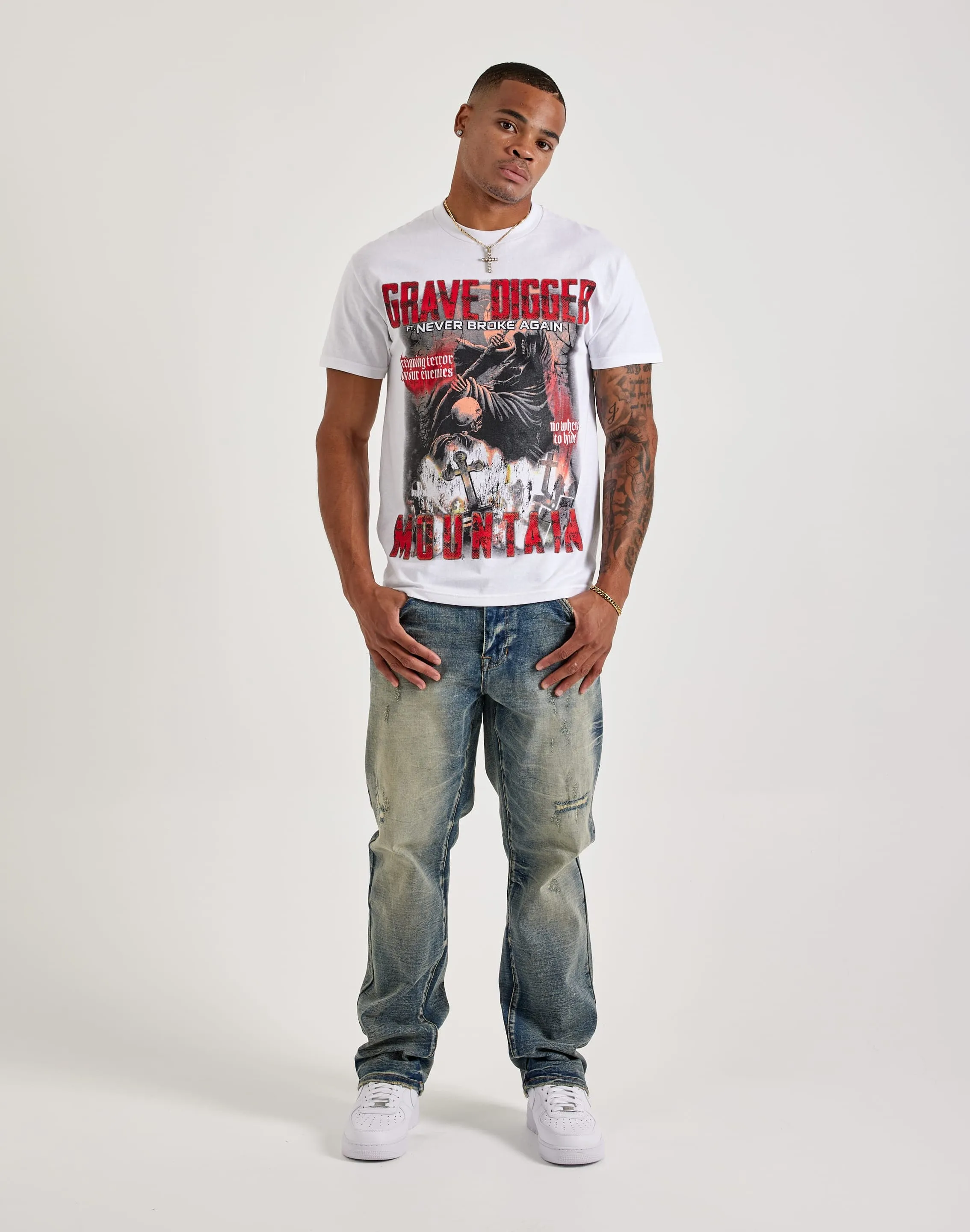 WESTSIDE MERCHANDISING LLC Grave Digger Mountain Youngboy Tee