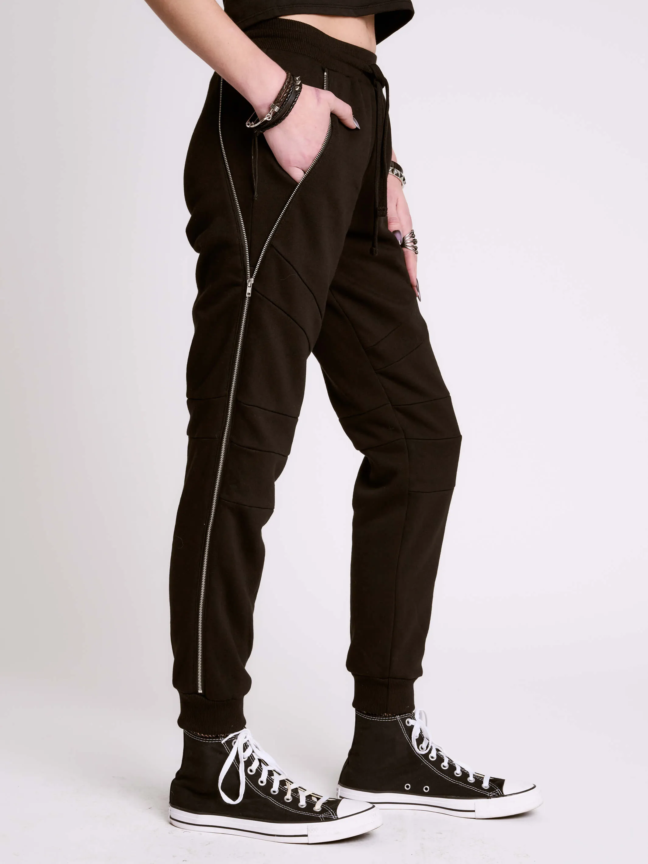 Zipper Joggers